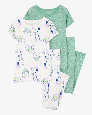 Product image 1 of Kid 4-Piece Dog Cotton Pajamas
