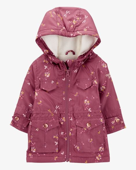 Product image 1 of Baby Dragonfly Print Fleece-Lined Midweight Jacket