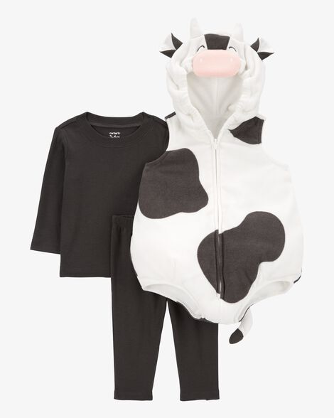 Cute Bessie Cow Print Halloween Costume main image 1
