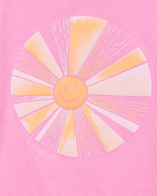 Product image 2 of Toddler Sunshine Short-Sleeve Graphic Tee - Pink