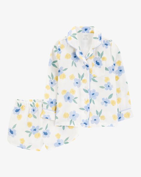  Product image 1 of Kid Floral Loose Fit 2-Piece Pajamas