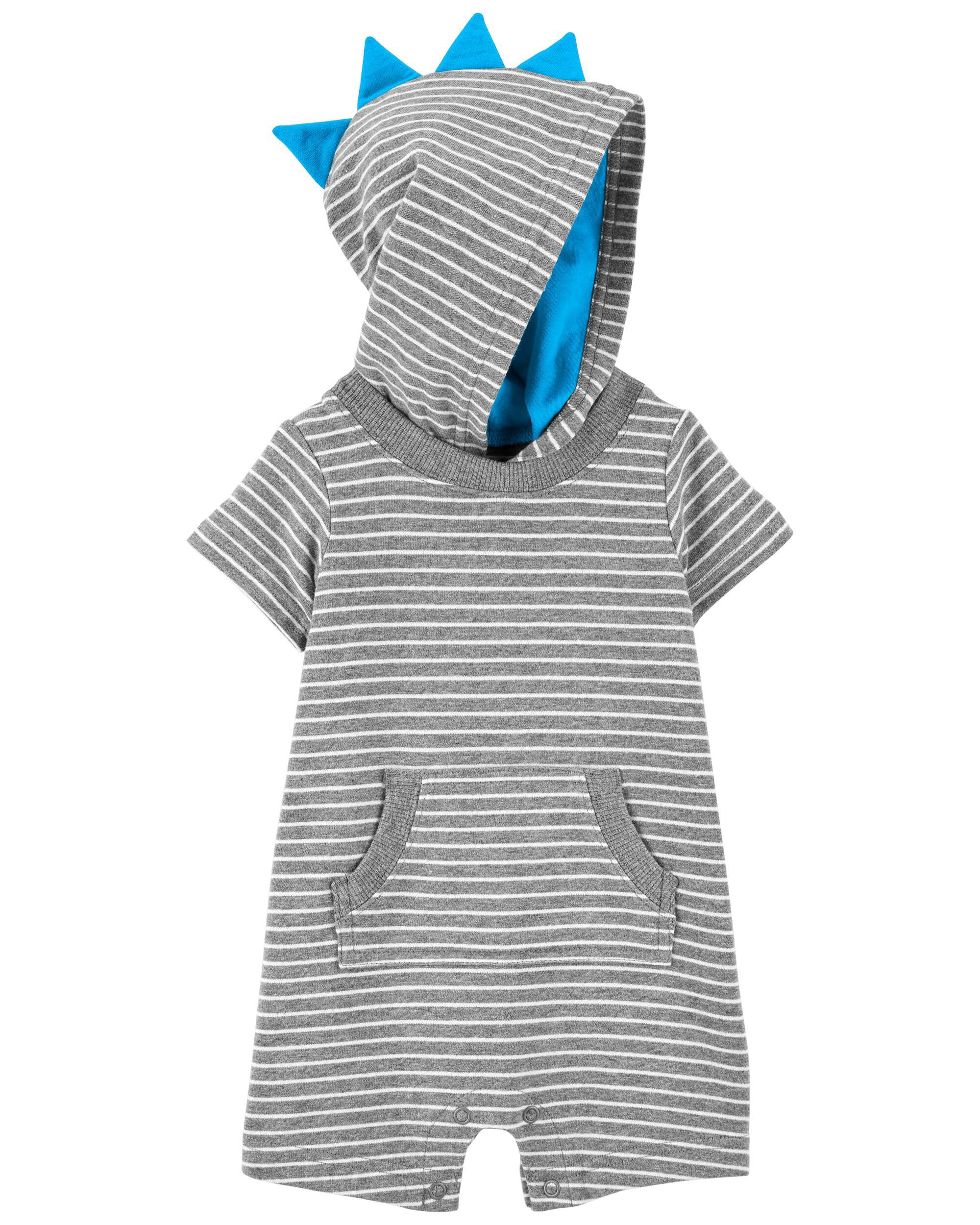 dinosaur hooded onesie baby