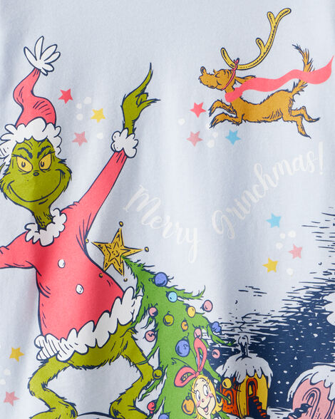 Product image 2 of Girls Christmas Dr. Seuss™ The Grinch Long-Sleeve Graphic Tee - Blue