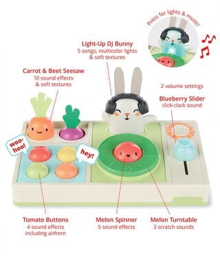 Product image 2 of Farmstand Let The Beet Drop DJ Set Baby Musical Toy
