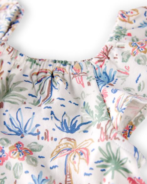  Product image 3 of Toddler 2-Piece Organic Cotton Tropical Paradise Print Set