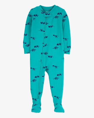 Product image 1 of Baby 1-Piece Dinosaur PurelySoft Footie Pajamas
