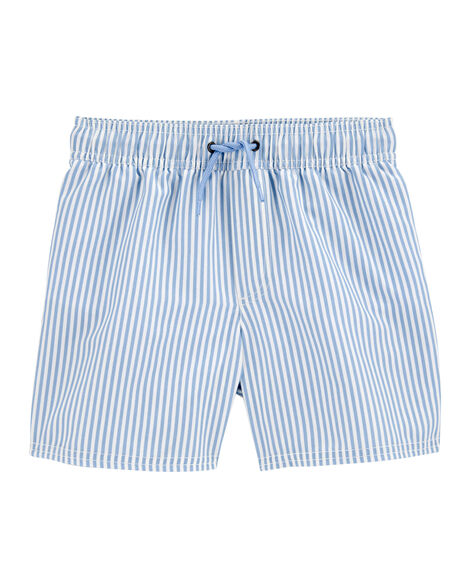  Product image 4 of Boys Striped Swim Trunks - Blue