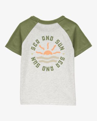 Product image 2 of Toddler Tropical Cotton Blend Short-Sleeve Tee - Heather