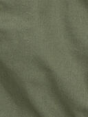 Green - Baby Solid Canvas Overalls - Green, Selected