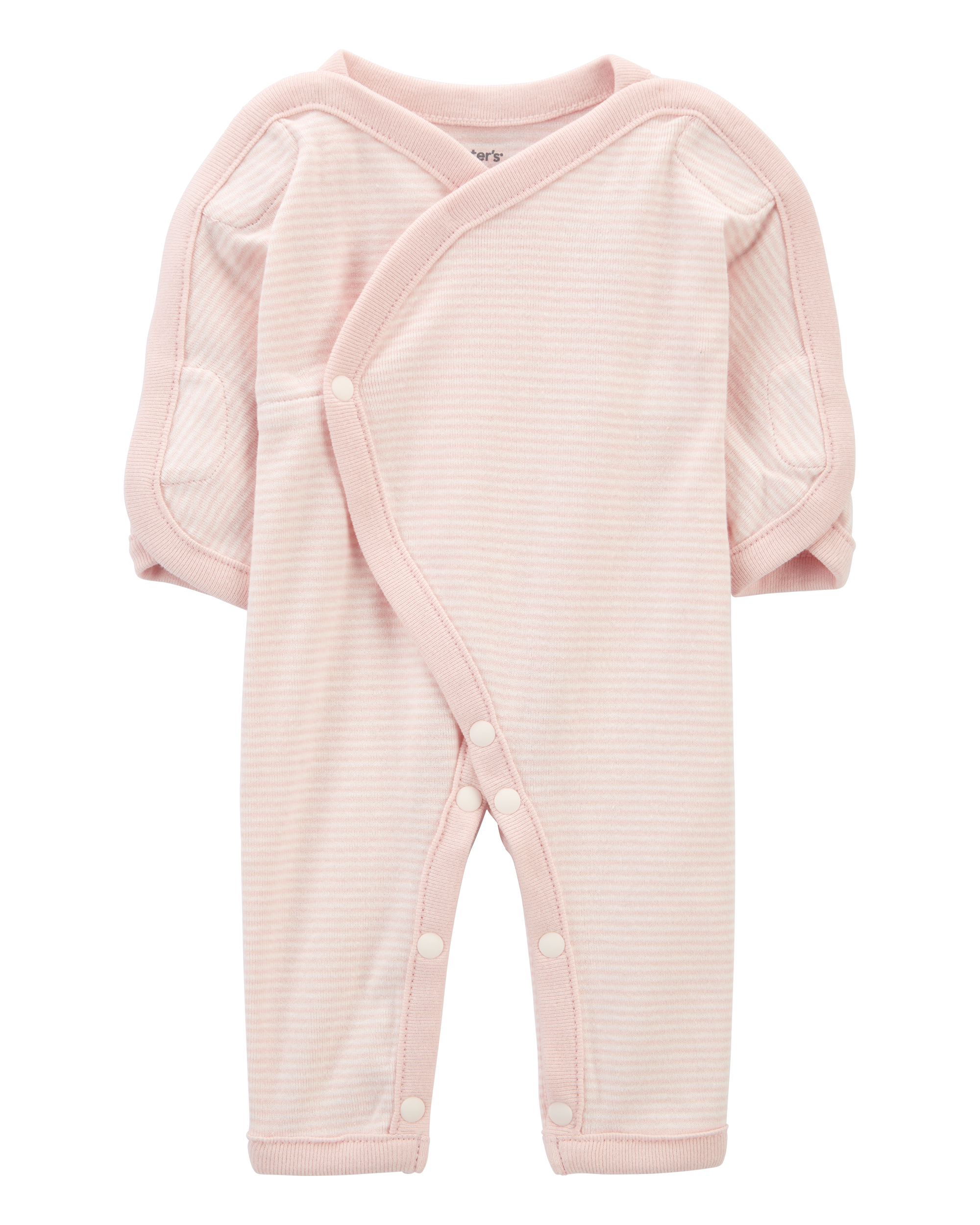 Baby Preemie Striped Cotton Sleep & Play Pajamas