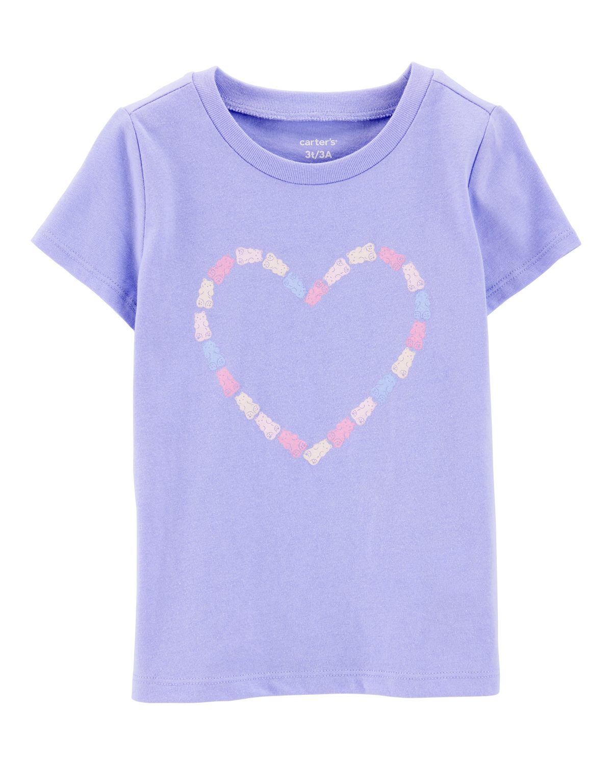 Tシャツ・カットソー lotsyou_Spring Clink Baby T-shirt(2 COLOR) Toddler Girl Gummy Bear Heart Graphic Tee - Carter's | Carter's