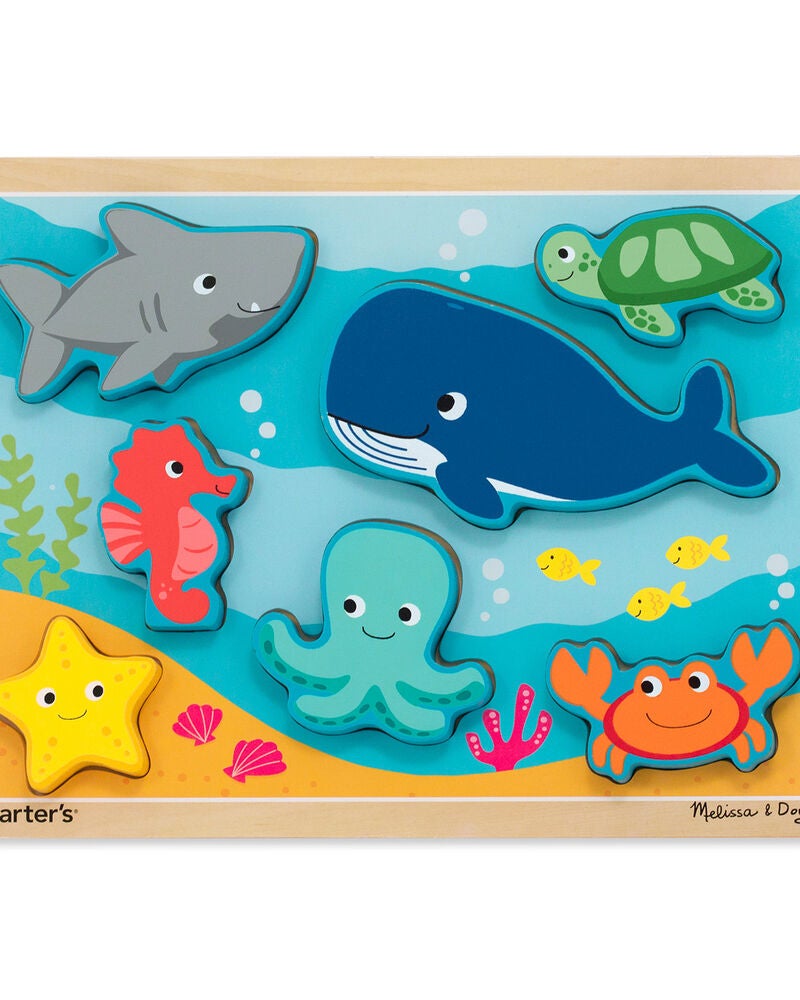 melissa and doug sea life chunky puzzle carters com