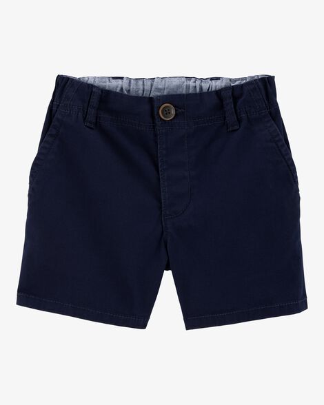  Product image 1 of Baby Stretch Chino Uniform Shorts - Navy