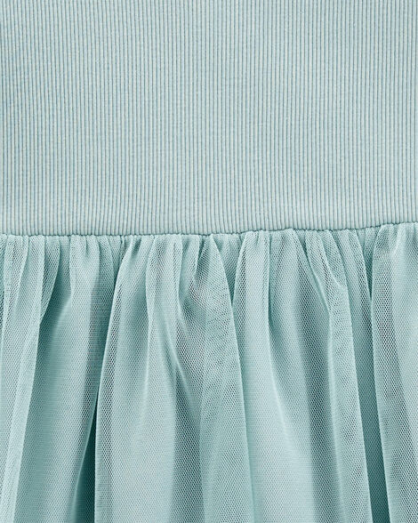 Product image 3 of Toddler Tulle Long-Sleeve Jersey Dress
