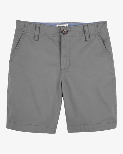  Product image 1 of Kid Flat-Front Shorts - Grey