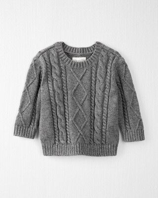 Product image 1 of Baby Organic Cotton Cable Knit Sweater