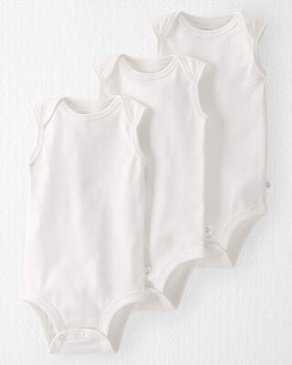 Product image 1 of Baby 3-Pack Organic Cotton Bodysuits
