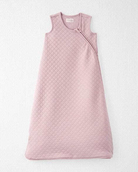 Baby Girl Doubleknit Zip Wearable Blanket