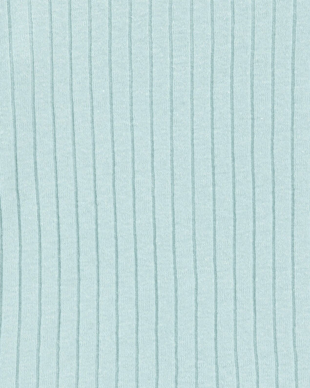 Product image 2 of Toddler Ribbed Cotton Blend 2-Piece Pajamas - Teal
