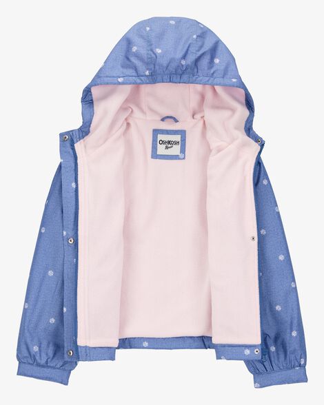  Product image 2 of Kid Daisy-Print Chambray Jacket - Blue