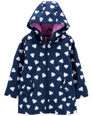 Baby Heart Color-Changing Rain Jacket