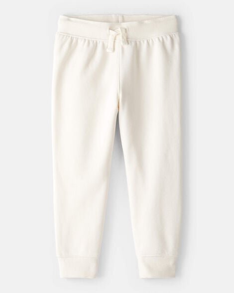 Toddler White Sweatpants