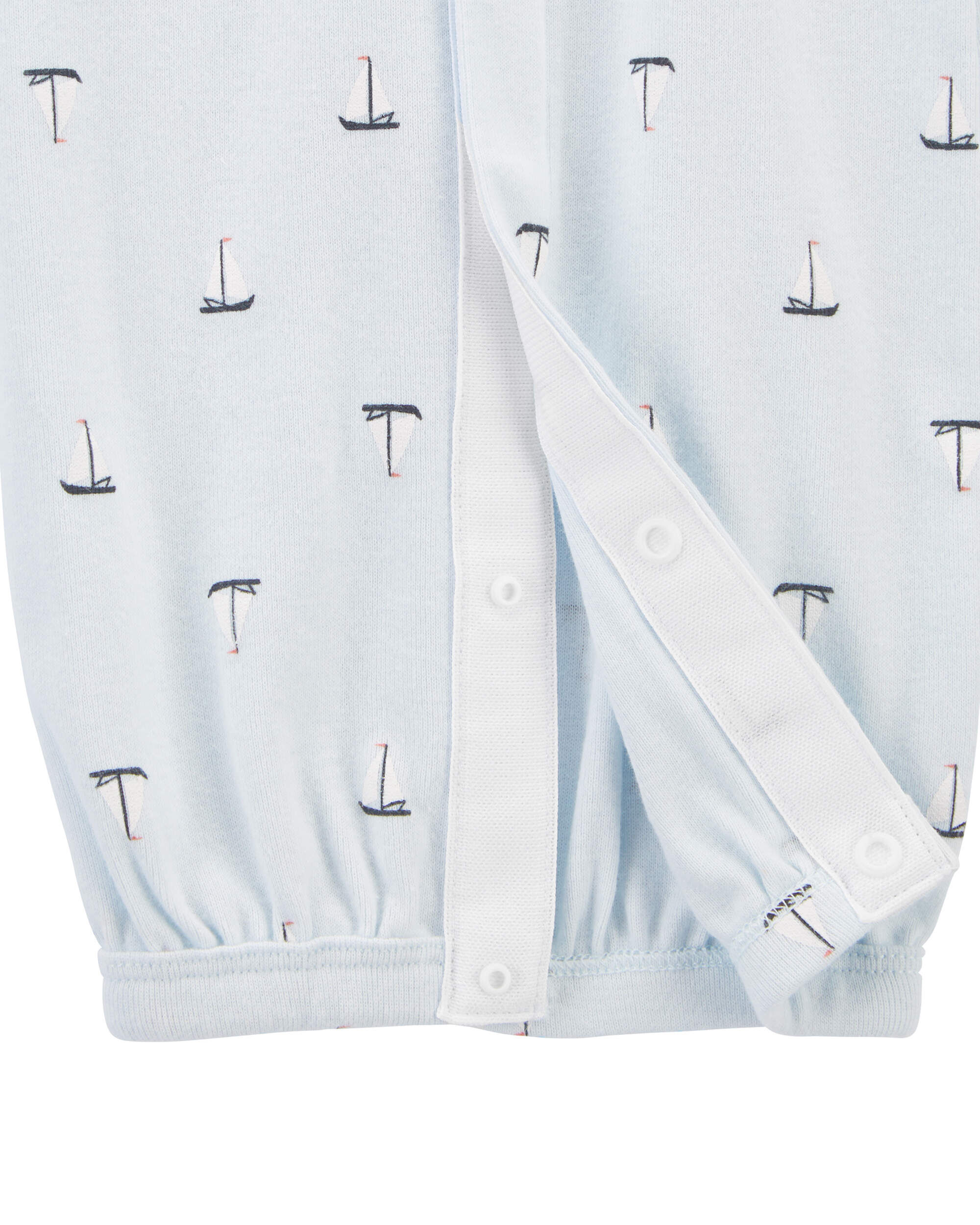 Baby Preemie Sailboat Sleeper Gown