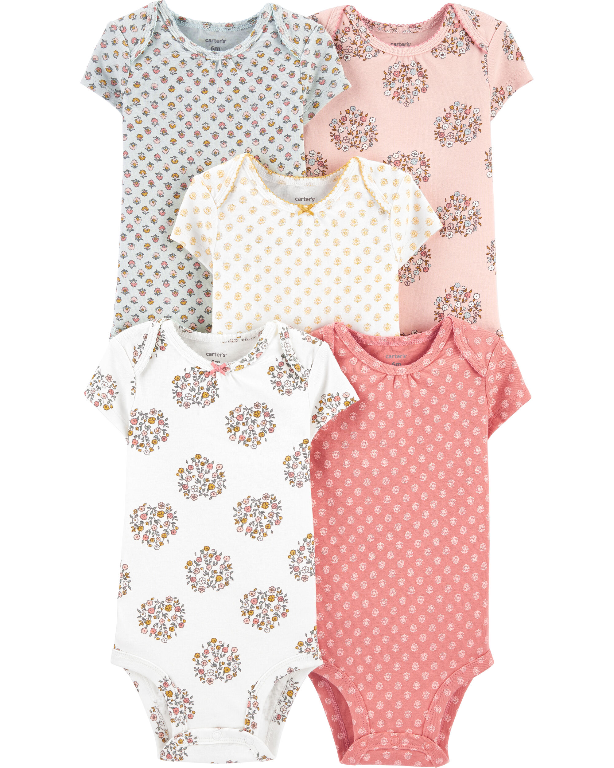 carters baby girl bodysuits