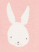 Pink - Toddler Bunny Print Easter Snug Fit Cotton 2-Piece Pajamas - Pink, Selected