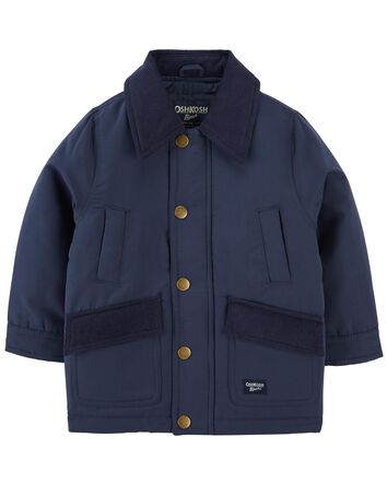 Toddler Midweight Button-Front Parka