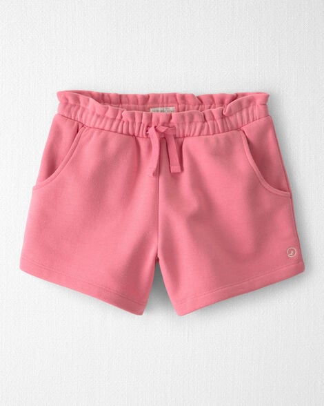 Girls French Terry Shorts Made with Organic Cotton