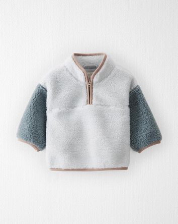 Baby 
Recycled Sherpa Quarter Zip Pullover
