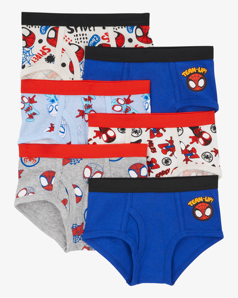 toddler 6-pack spider-man cotton briefs underwear