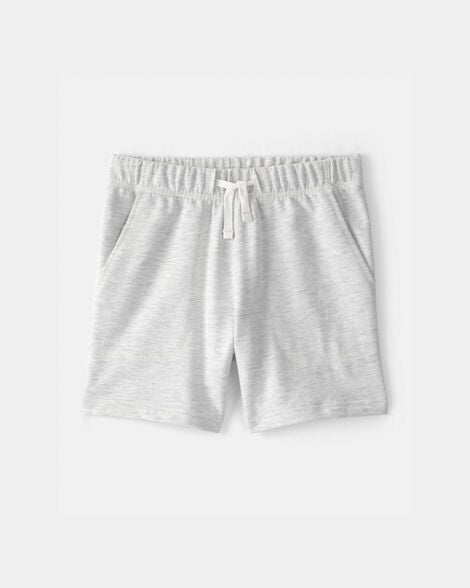 boys french terry shorts - grey