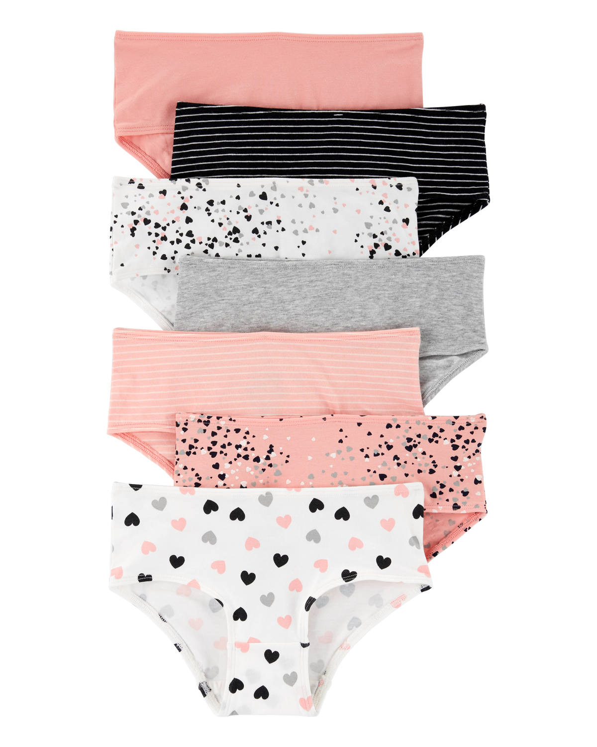 リアル Toddler Carter's | Carter's - Undies Cotton Stretch Brief 7-Pack Girls