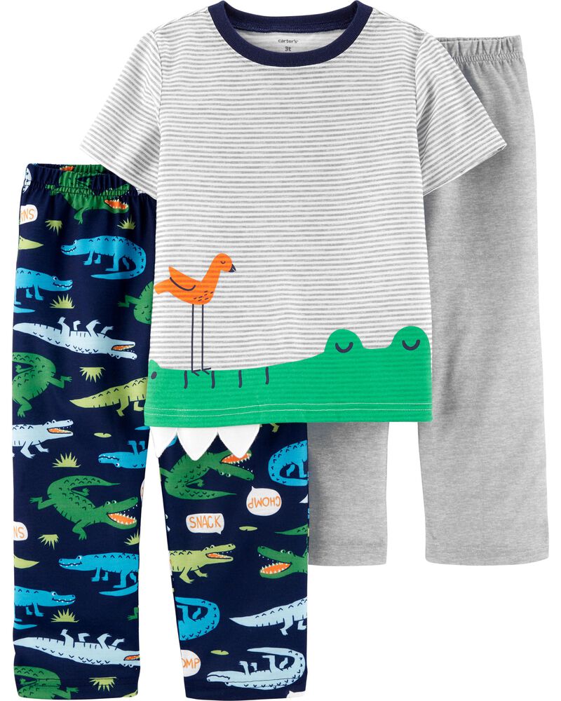 3 Piece Alligator Poly Pjs Carters Com