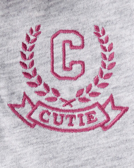 Product image 4 of Baby Varsity Polo Bodysuit Dress - Grey