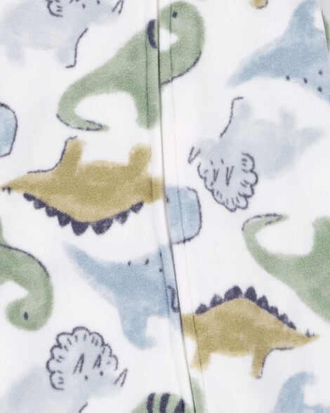  Product image 2 of Baby Dinosaur Fleece Zip-Up Footie Sleep & Play Pajamas