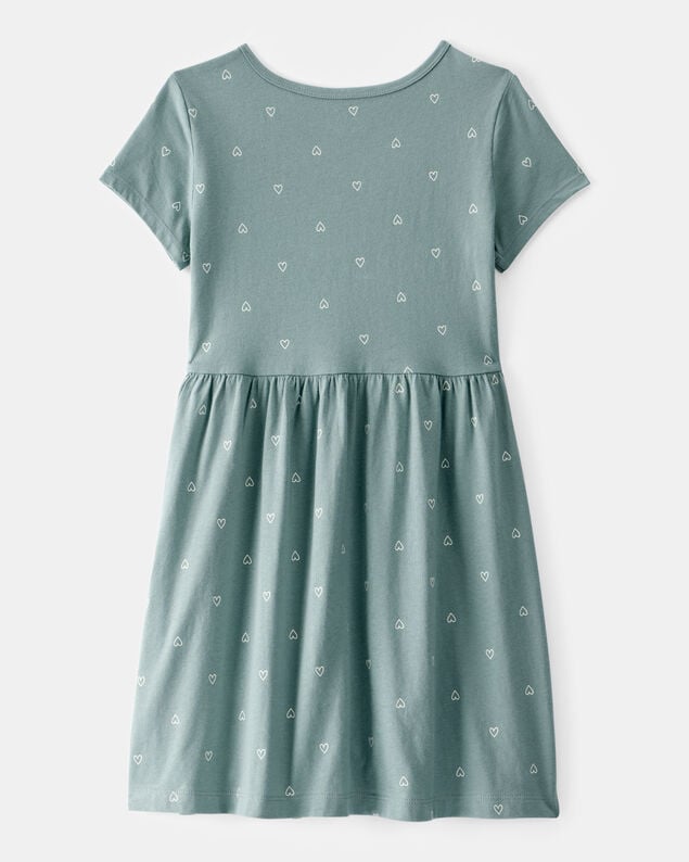 Toddler Organic Cotton Floral-Print Dress