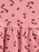Pink - Toddler 2-Piece Floral Top & Flare Legging Set, Selected
