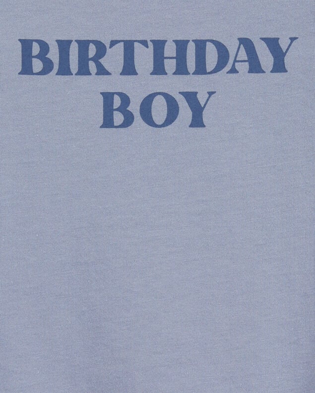 Product image 2 of Baby Birthday Boy Short-Sleeve Bodysuit - Blue