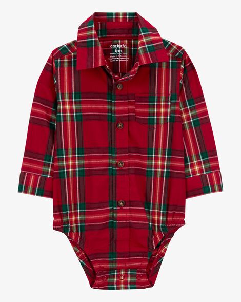  Product image 3 of Baby 3-Piece Plaid Dress Me Up Set