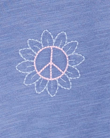 Product image 3 of Kid Embroidered Dreamer Tie-Front Top