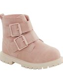 Pink - Toddler Buckle Boots, Selected