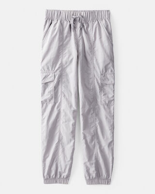 Product image 1 of Girls Woven Joggers - Gray