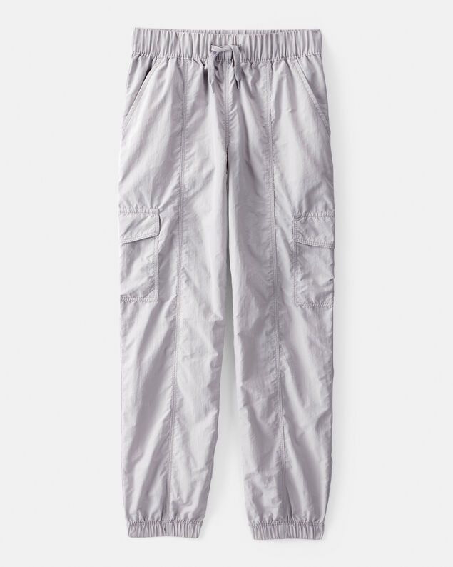 Product image 1 of Girls Woven Joggers - Gray