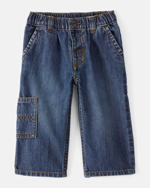 Product image 1 of Baby Boy Denim Carpenter Jeans - Blue