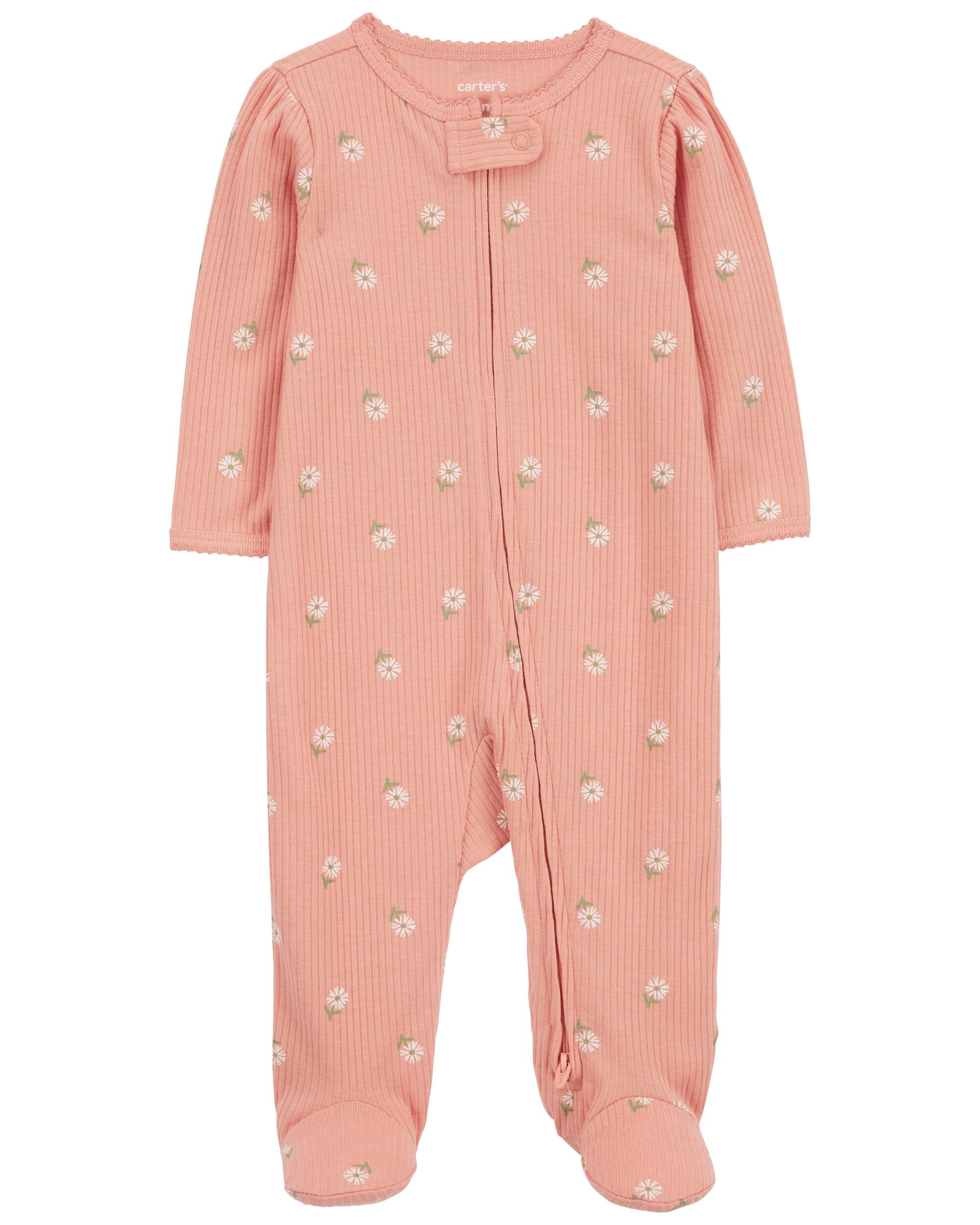 Baby Floral 2 Way Zip Cotton Sleep Play Pajamas Carter s Carter s