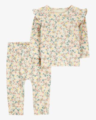 Product image 1 of Baby 2-Piece Floral Pant Set