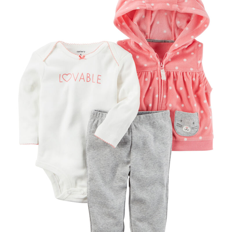 3Piece Little Vest Set